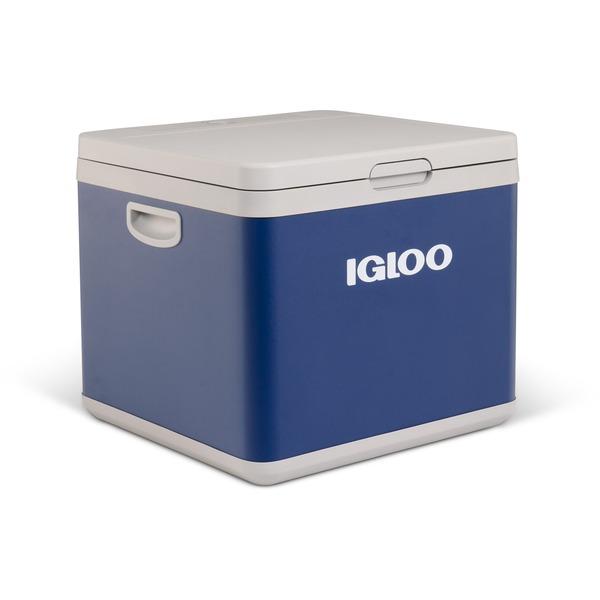 Igloo IH45 AC/DC Hybrid-Kühlbox (dunkelblau/weiß)